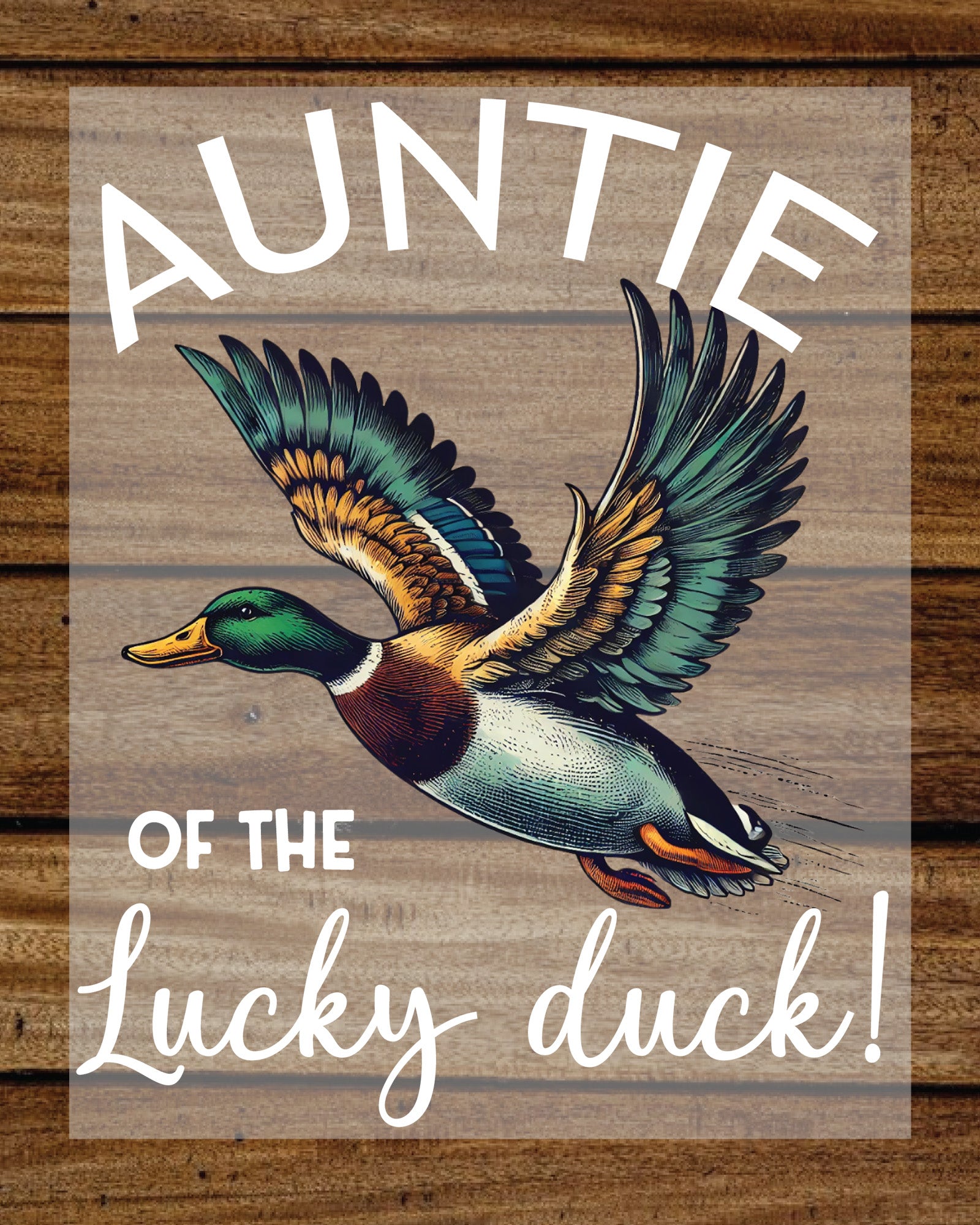 Auntie of The Lucky Duck DTF Transfer Sheets
