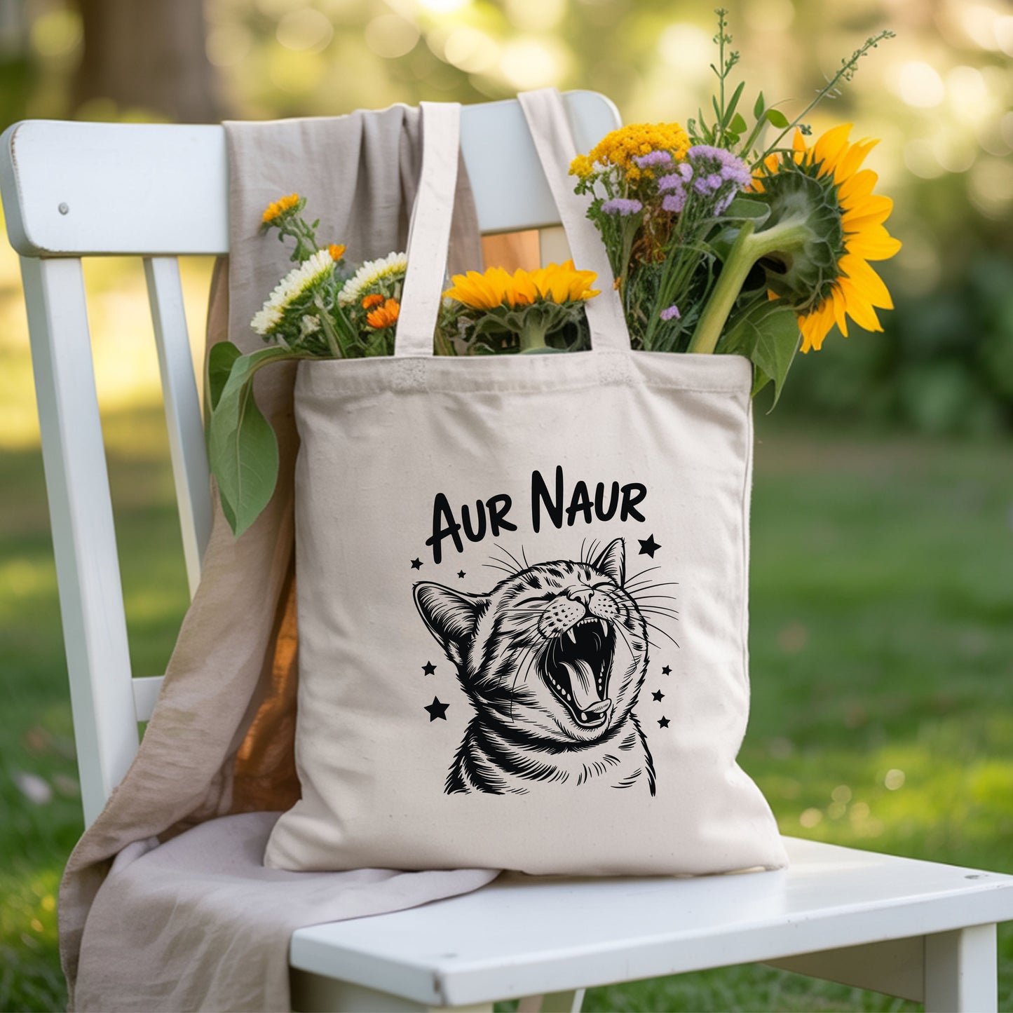 Aur Naur Cat Comfort Colors T Shirts