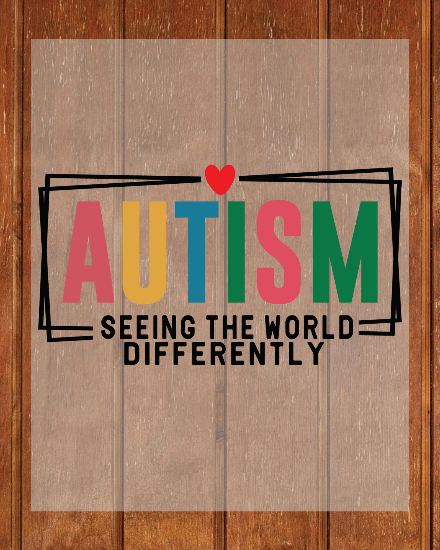 Autism Awareness DTF Transfer