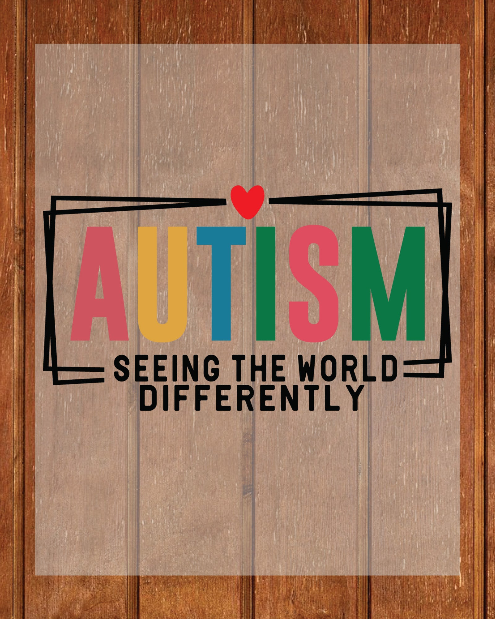 Autism Awareness DTF Transfer