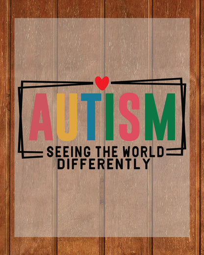 Autism Awareness DTF Transfer