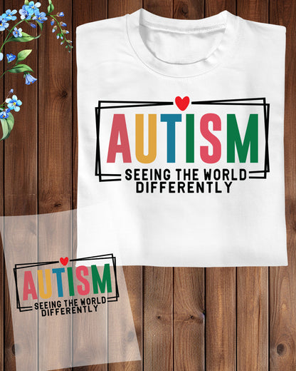 Autism Awareness DTF Transfer