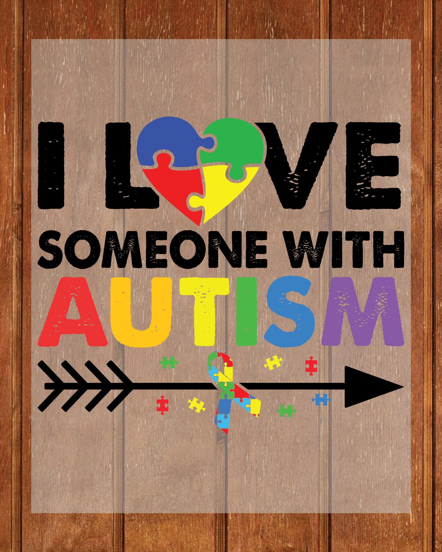 Autism Awareness DTF Transfer 