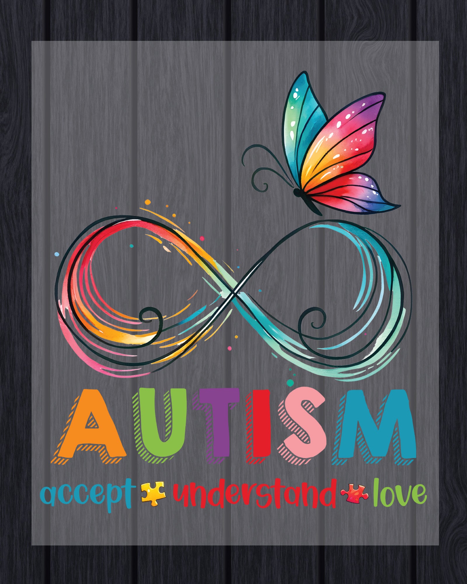 Autism  DTF Transfer