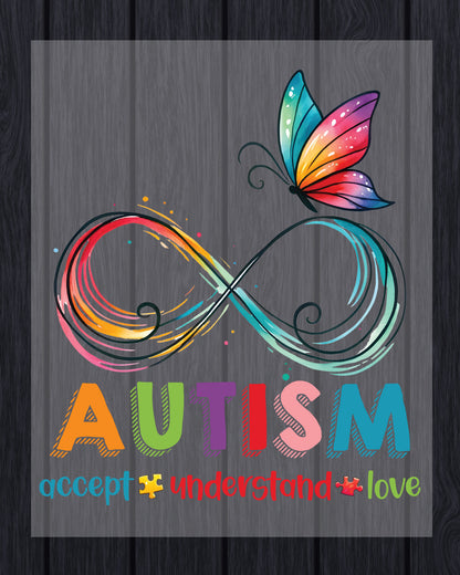 Autism  DTF Transfer