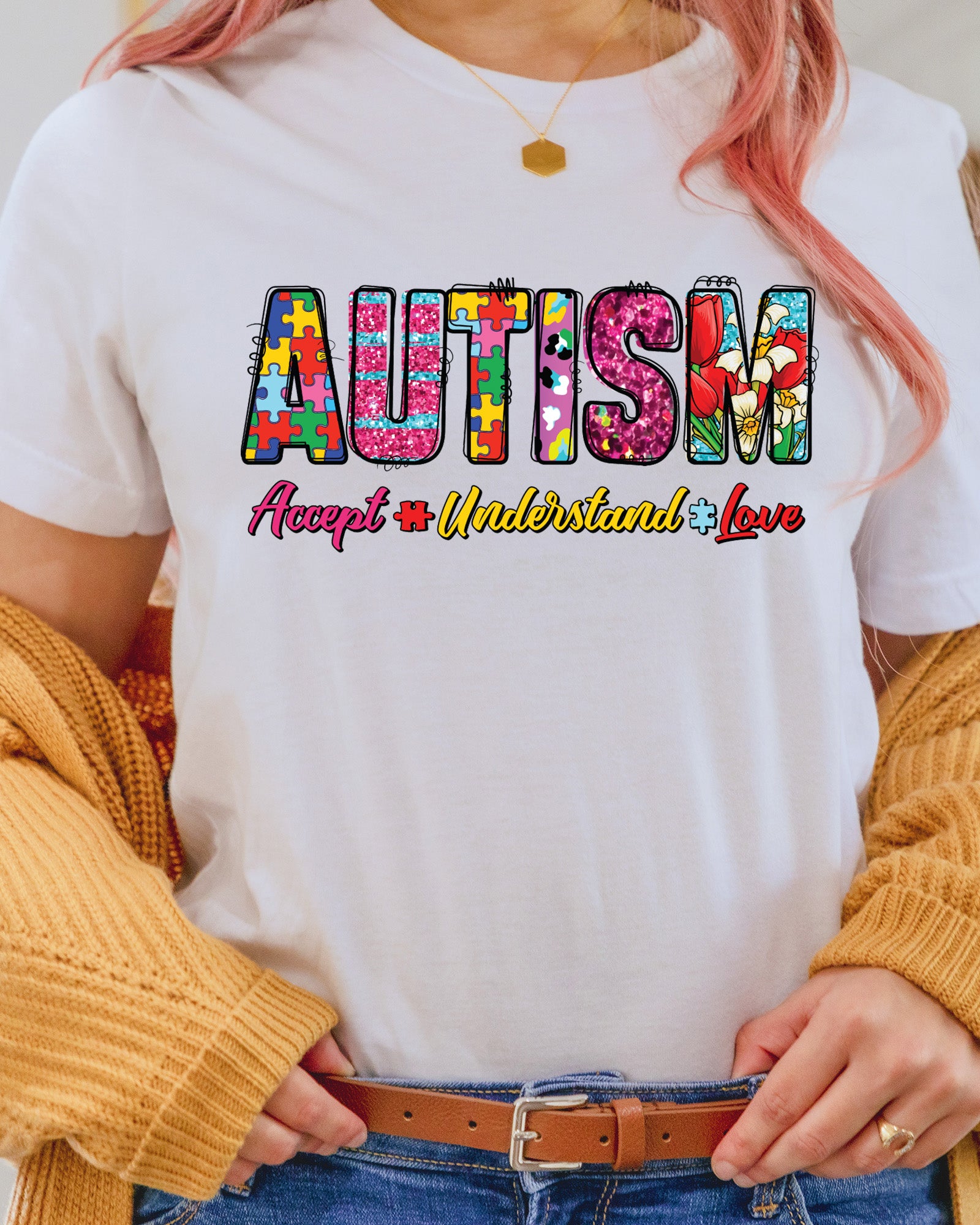 Autism DTF Transfer Ready to Press