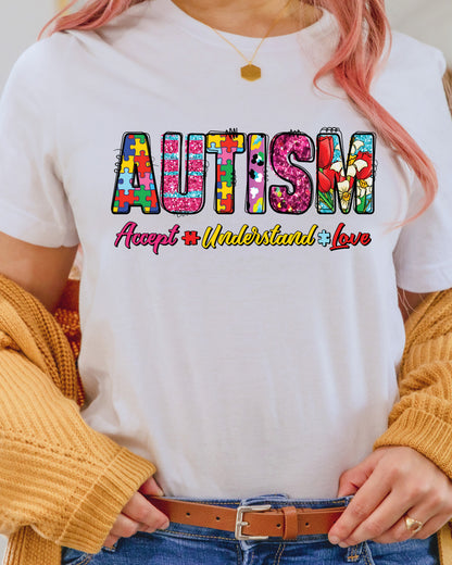 Autism DTF Transfer Ready to Press