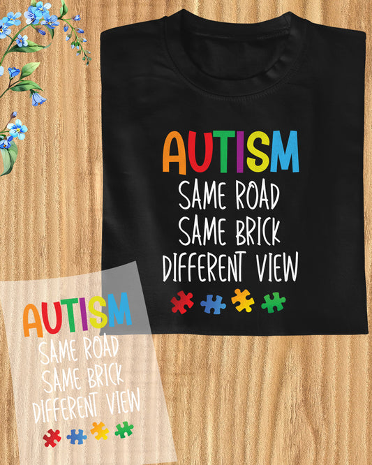 Autism DTF Transfer Ready to Press