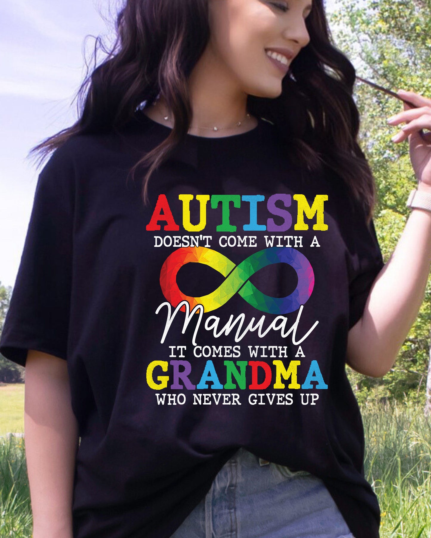Autism Grandma DTF Transfer
