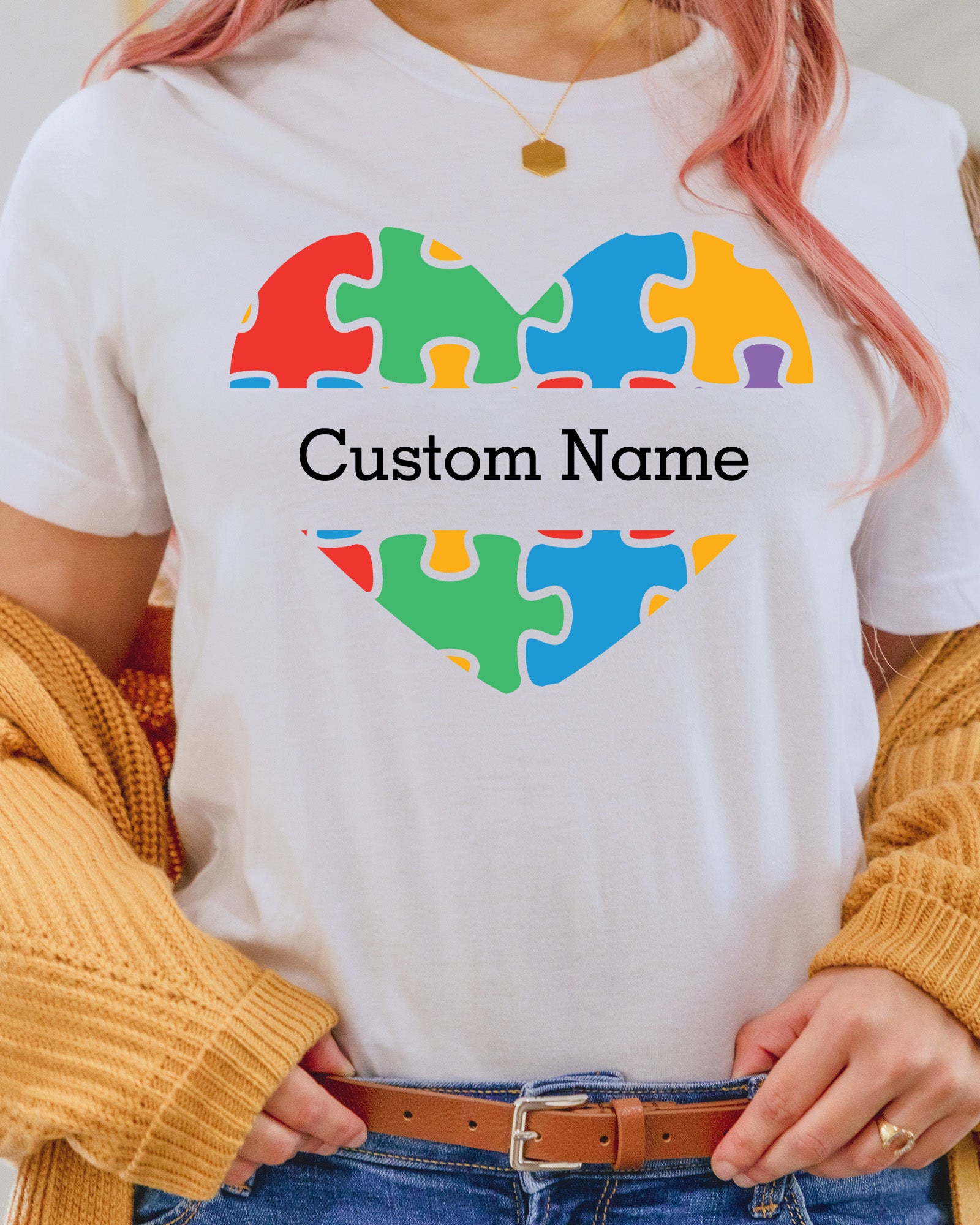 Autism Heart Puzzle DTF Transfer