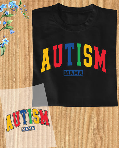 Autism Mama Iron on Transfers for Shirts