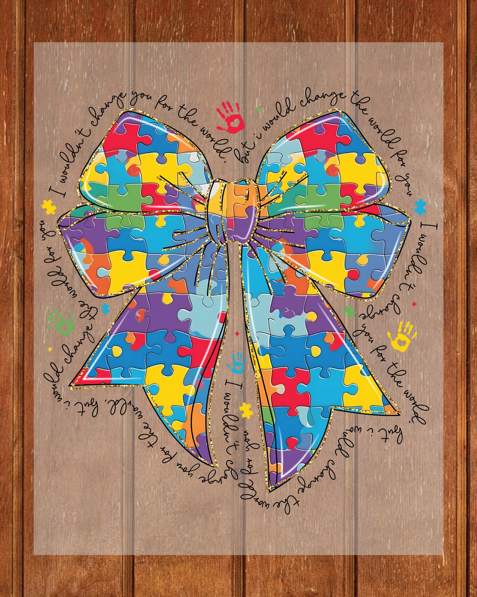 Autism Mom Coquette DTF Transfer
