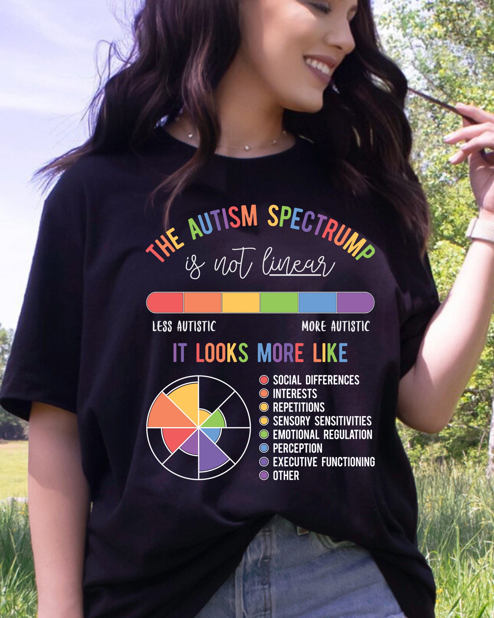 Autism Spectrum Funny Iron on Transfers for Shirts