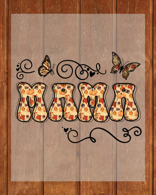 Autumn Mama Heat Transfer