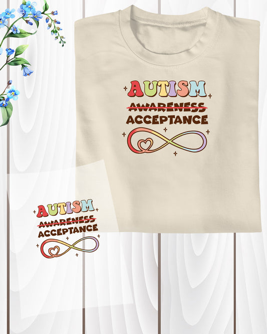 Autism Acceptance DTF Transfer Film