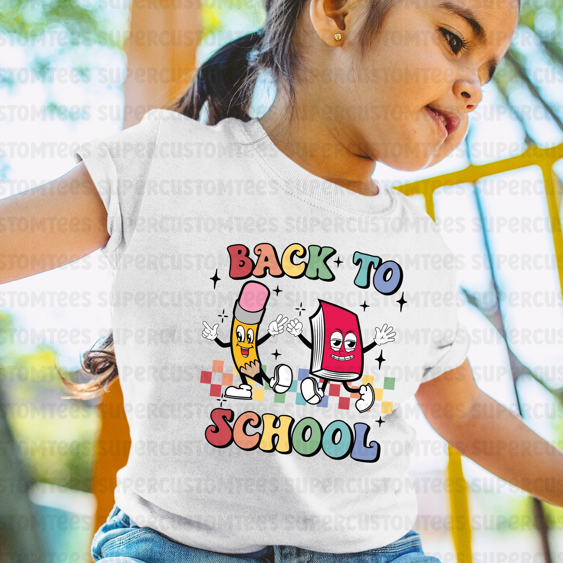Back to School DTF Transfer Ready to Press