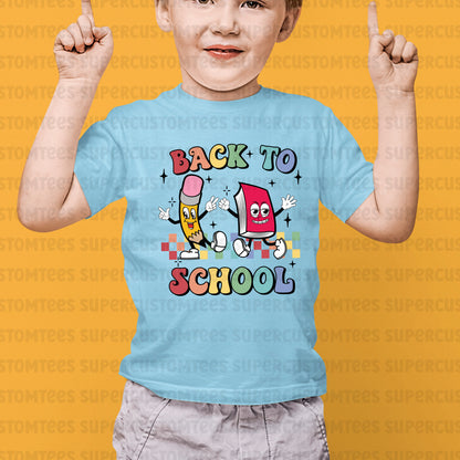 Back to School DTF Transfer Ready to Press