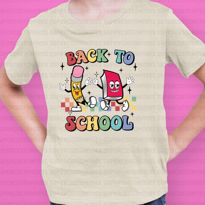 Back to School DTF Transfer Ready to Press