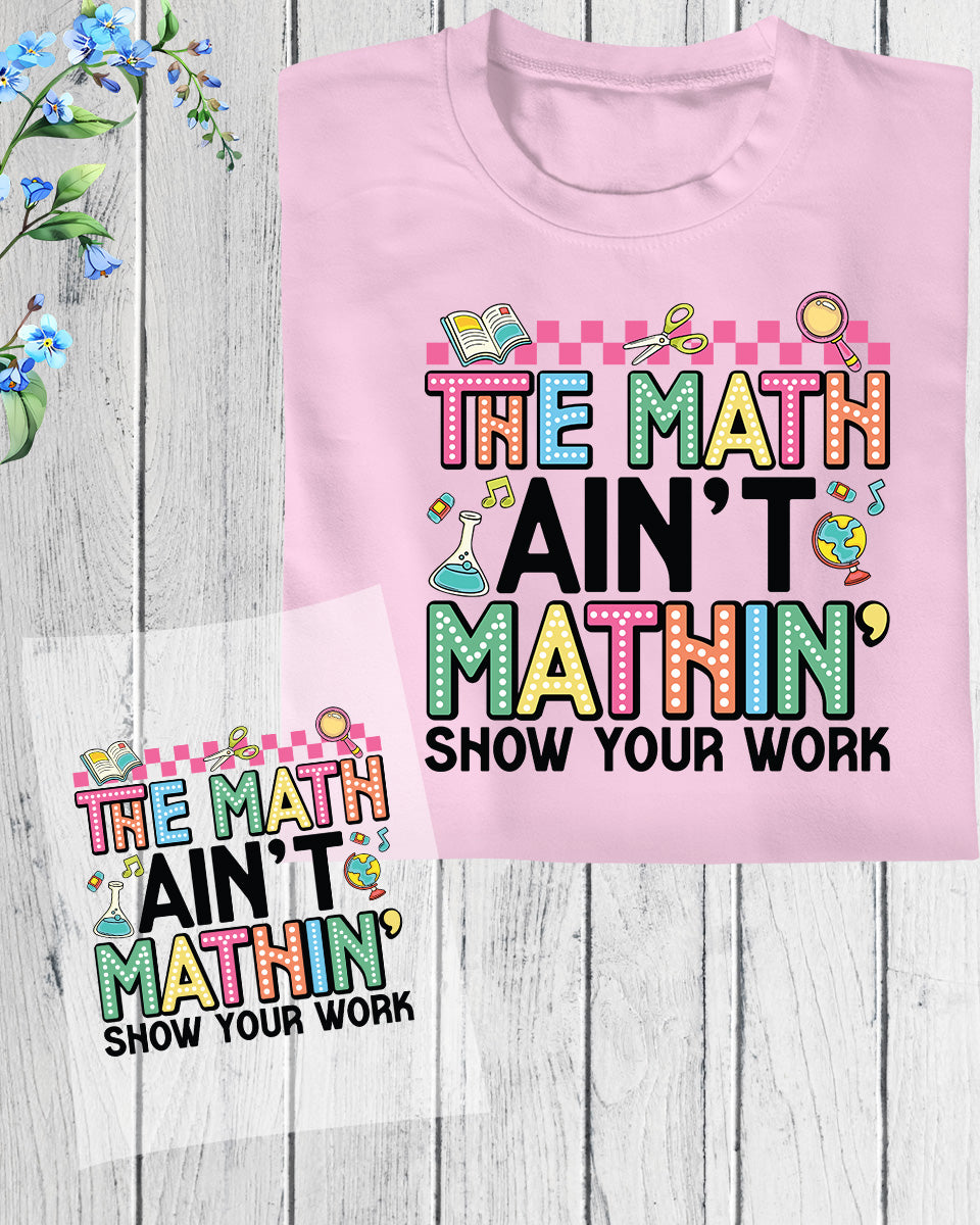 Back to School Teacher Appreciation DTF Transfer