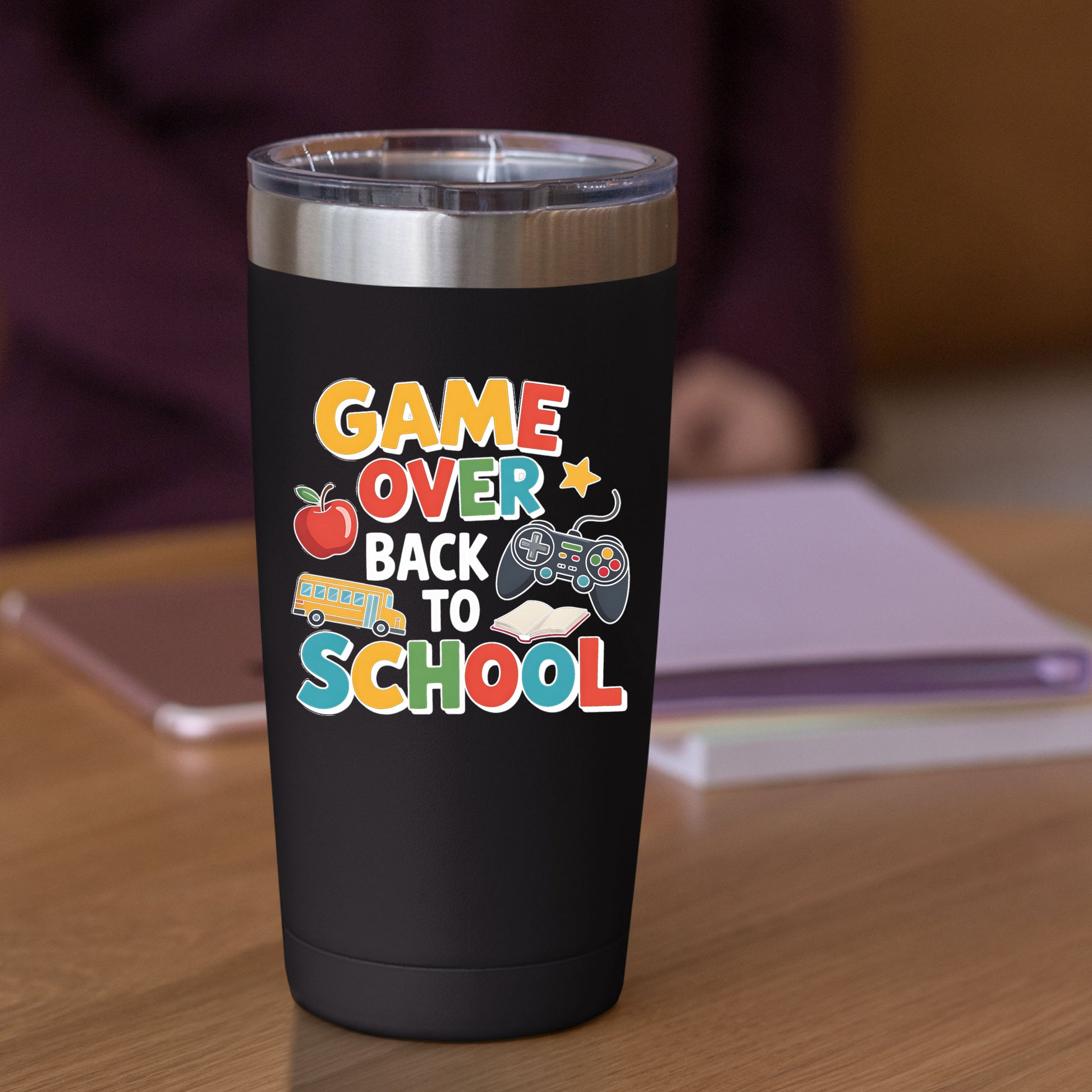 Back to School Teacher Game over DTF Transfer