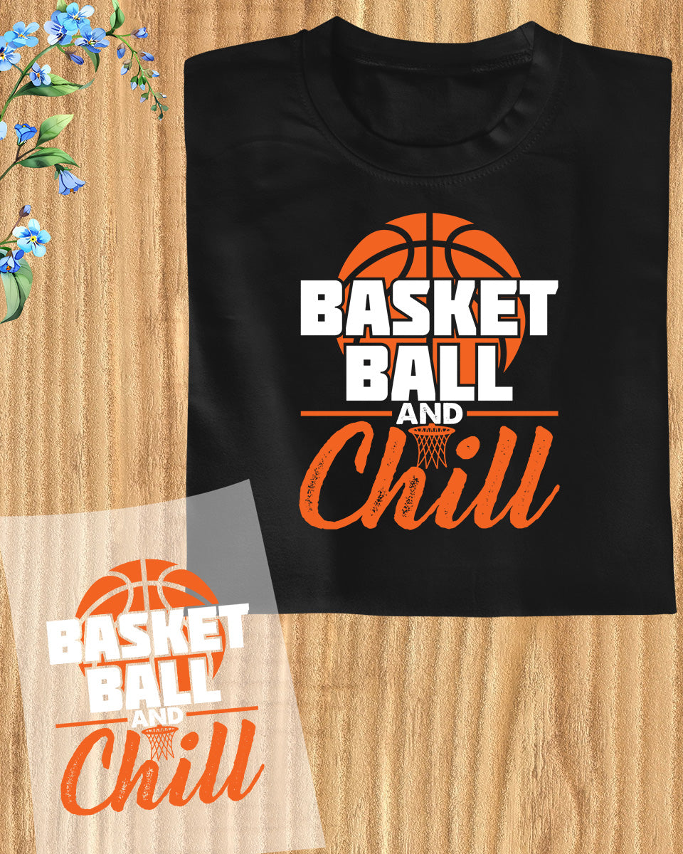 Basketball Chill DTF Transfer Film
