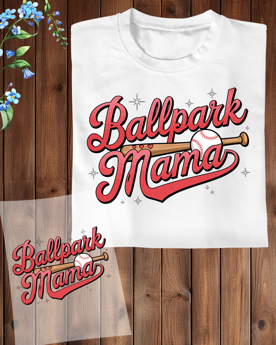 Ballpark Mama Softball DTF Transfer