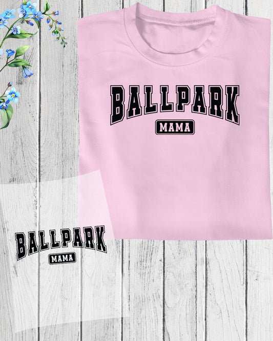 Ball Park Mama DTF Transfer Film