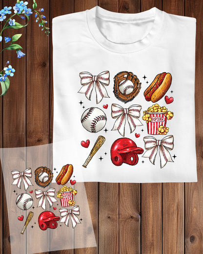 Baseball DTF Transfer Ready to Press