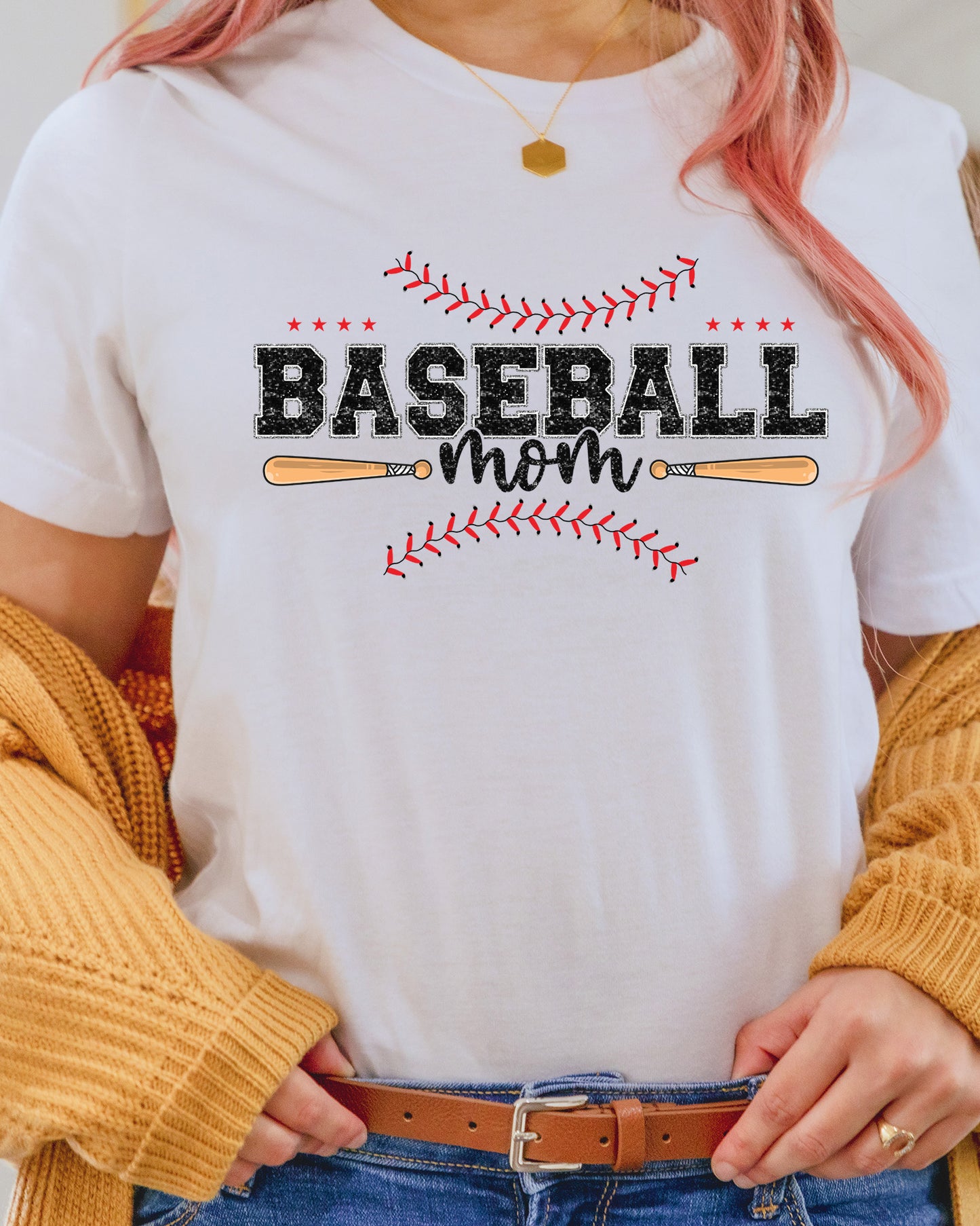 Baseball Mom DTF Transfer