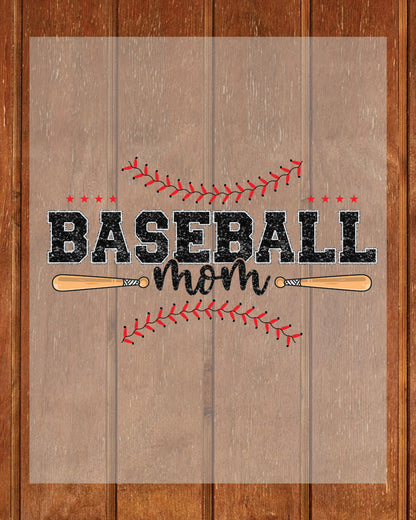 Baseball Mom DTF Transfer