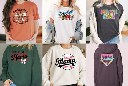 Baseball Mom DTF Transfer Premade Gangsheet