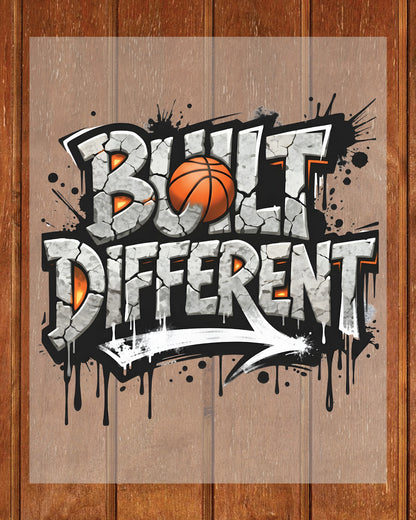 Basketball Graffiti DTF Transfer