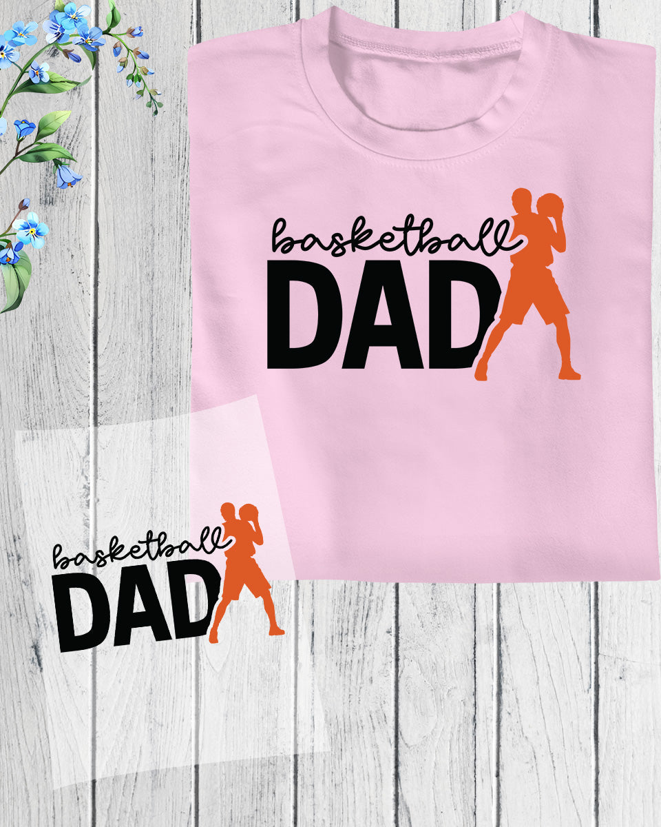 Gift for Basketball Dad DTF Transfer Film