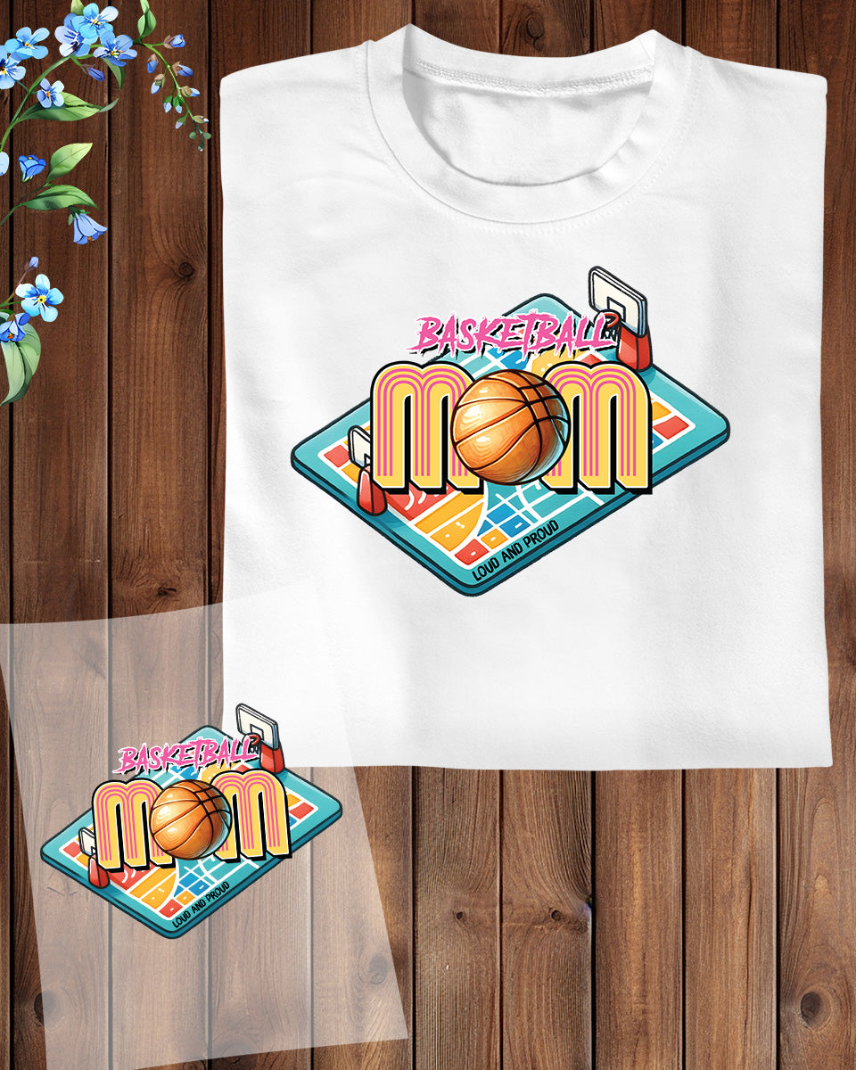 Gift for Basketball Mom DTF Transfer Film