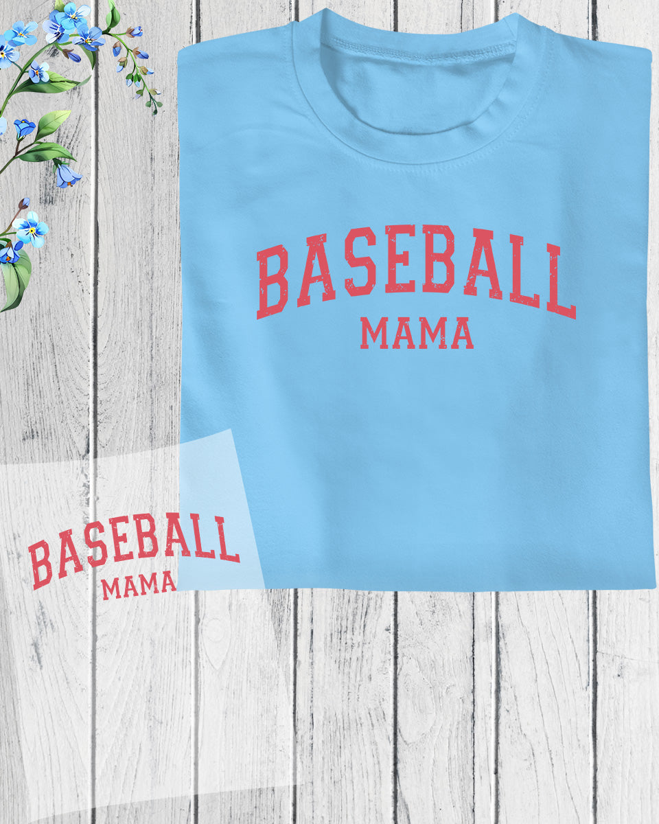 Retro Baseball Mama DTF Transfer Film