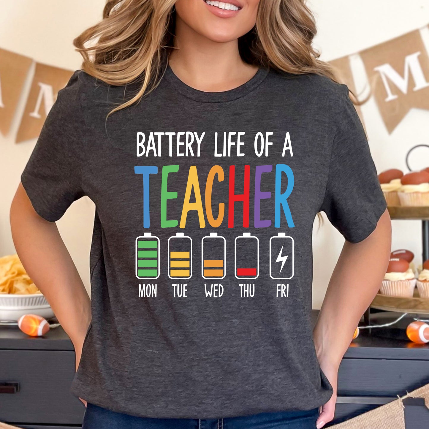 Battery Life of a Teacher Shirts