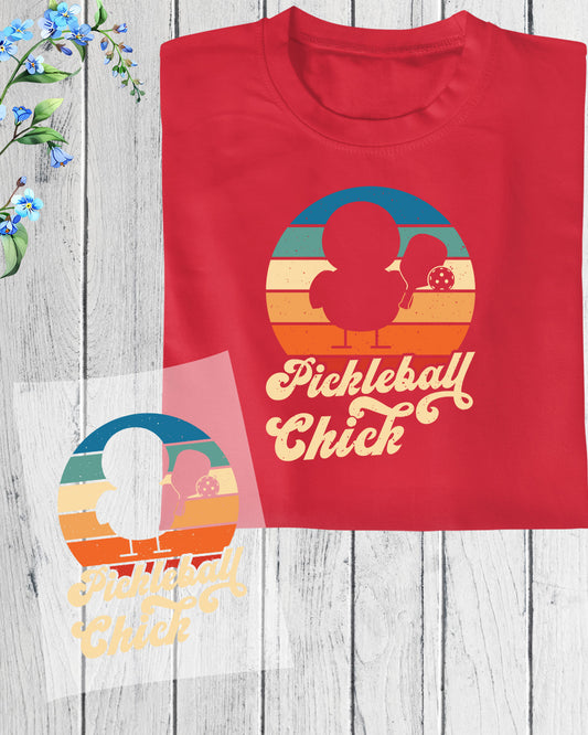 Pickleball Chick DTF Transfer Film