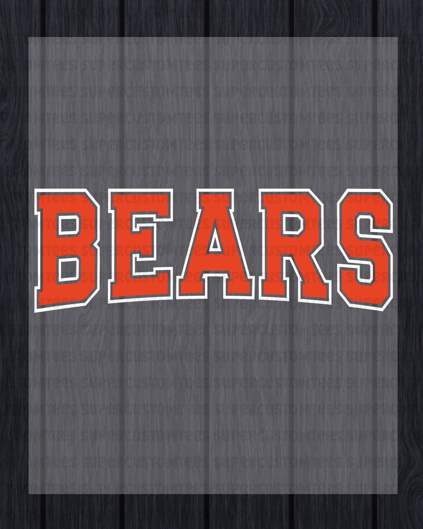 Bears DTF Heat Transfer Ready to Press