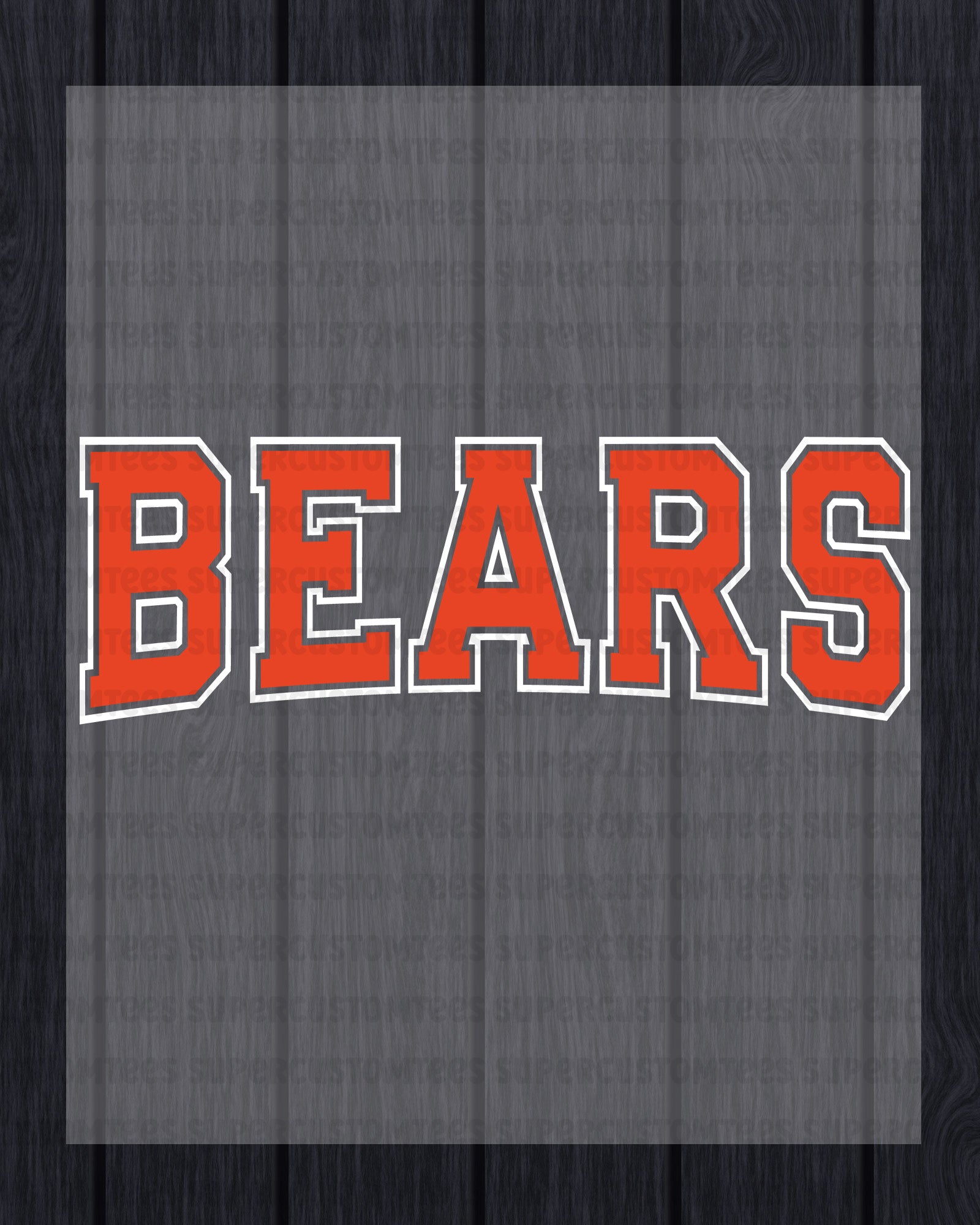 Bears DTF Heat Transfer Ready to Press