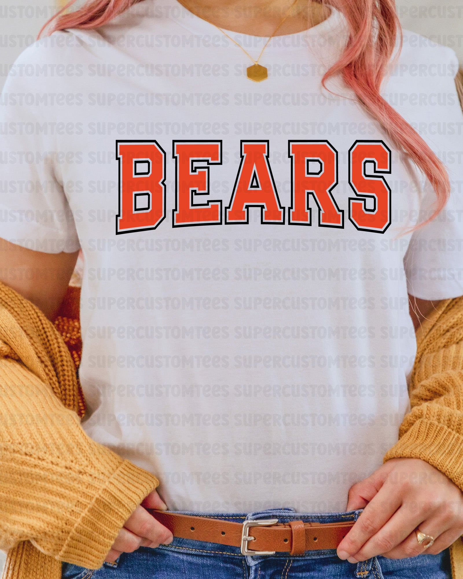 Bears DTF Transfer Ready to Press