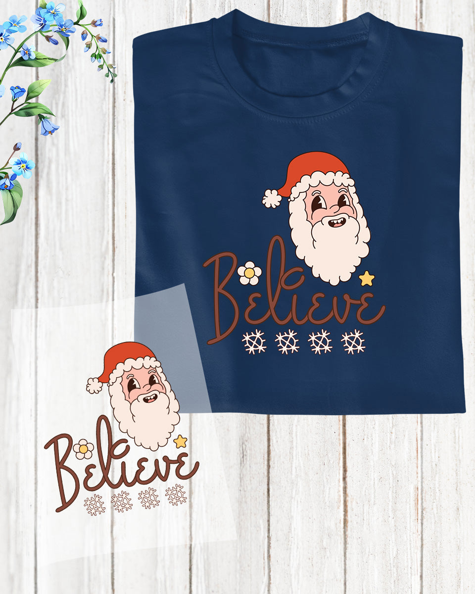 Believe Christmas DTF Transfer Film