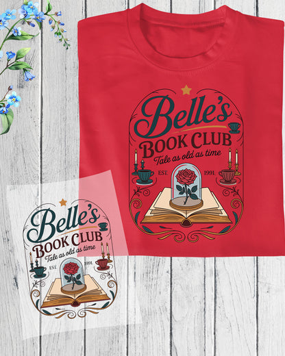 Belles Book Club Lover Summer DTF Transfer