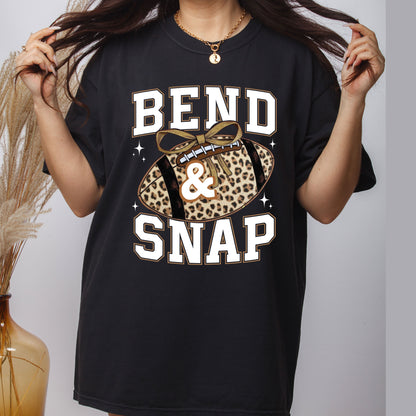 Bend And Snap Football DTF Transfer, Retro Gameday Heat Transfer For Shirt, Funny Football Shirt Iron On, Sport UV Sticker Prints