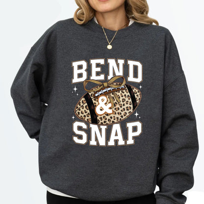 Bend And Snap Football DTF Transfer, Retro Gameday Heat Transfer For Shirt, Funny Football Shirt Iron On, Sport UV Sticker Prints