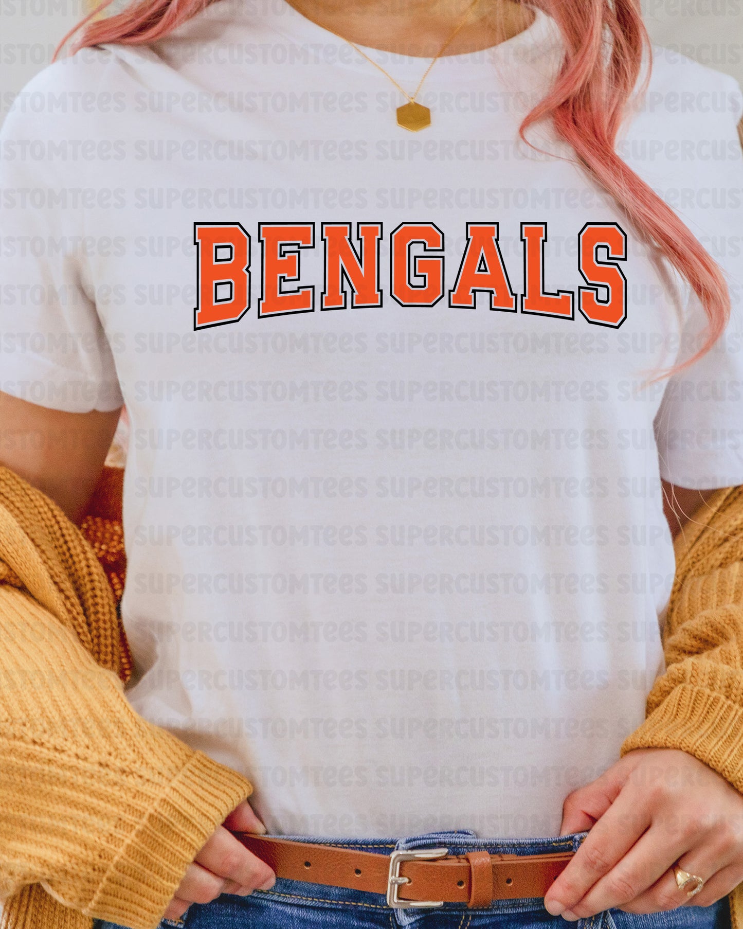 Bengals DTF Transfer Ready to Press