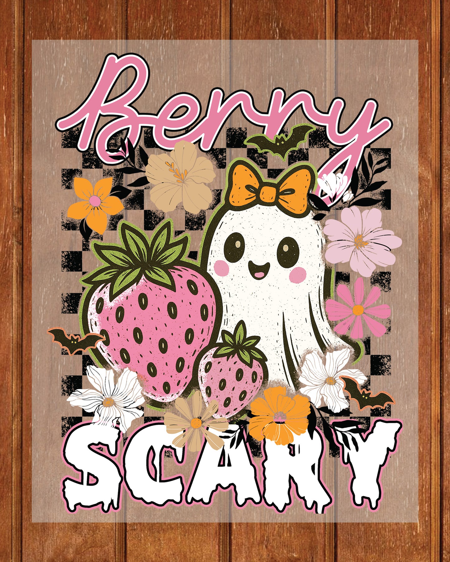 Berry Scary Spooky Halloween DTF Transfer