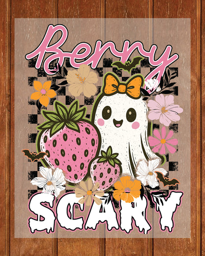 Berry Scary Spooky Halloween DTF Transfer