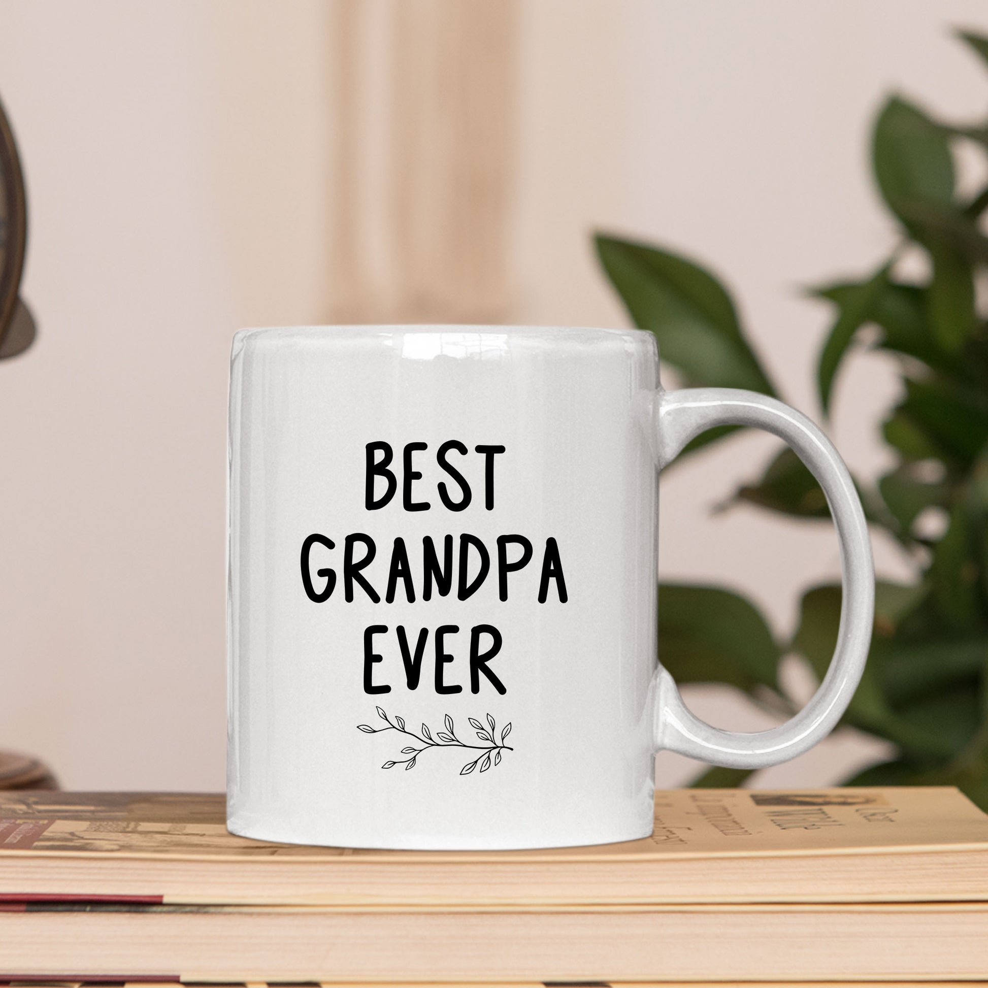 Best Grandpa Ever Mug Custom Baby Face Tumbler