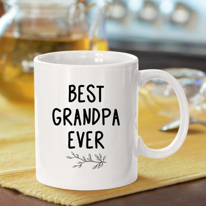 Best Grandpa Ever Mug Custom Baby Face Tumbler
