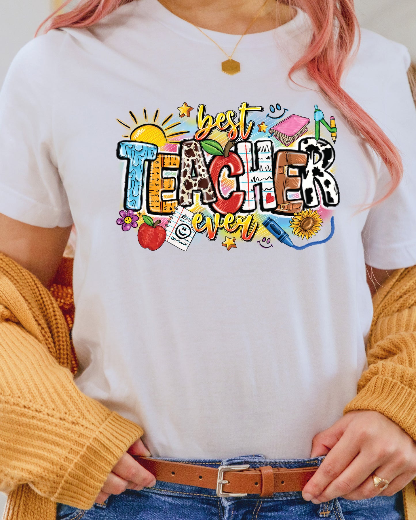 Best Teacher Ever DTF Transfer